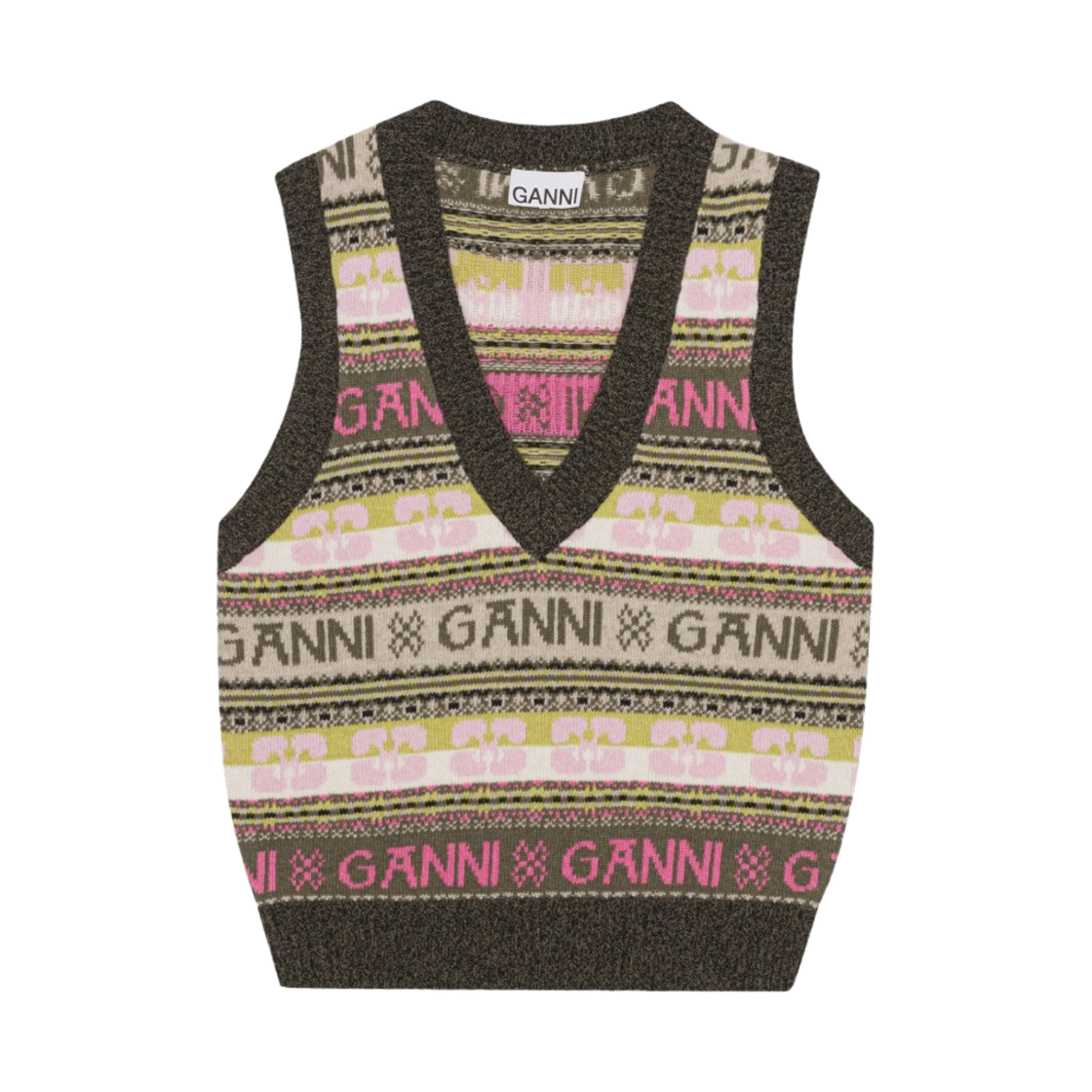 (W) 가니 로고 울 믹스 베스트 칼라마타