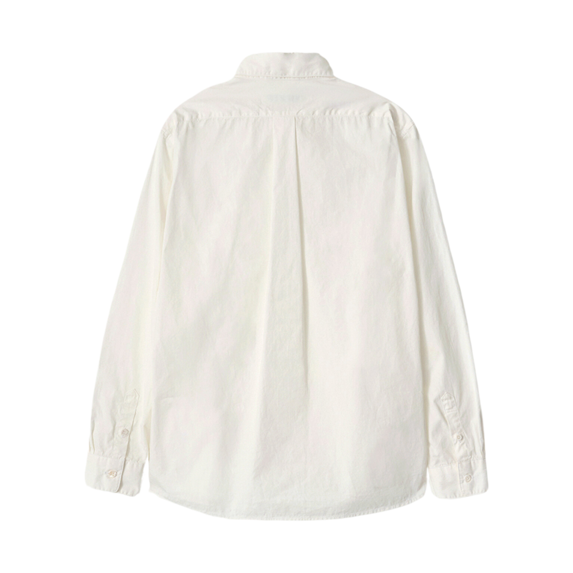 (W) 낫띵 리튼 클래식 스탠다드 코튼 셔츠 화이트((W) Nothing Written Classic Standard Cotton Shirt White) - 2