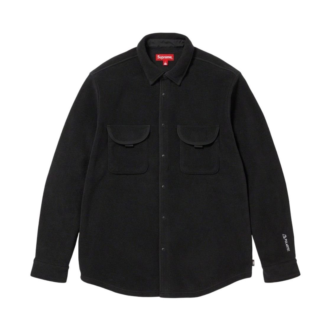 슈프림 폴라텍 셔츠 블랙 - 23FW