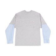 Balenciaga Political Campaign Layered T-Shirt Grey