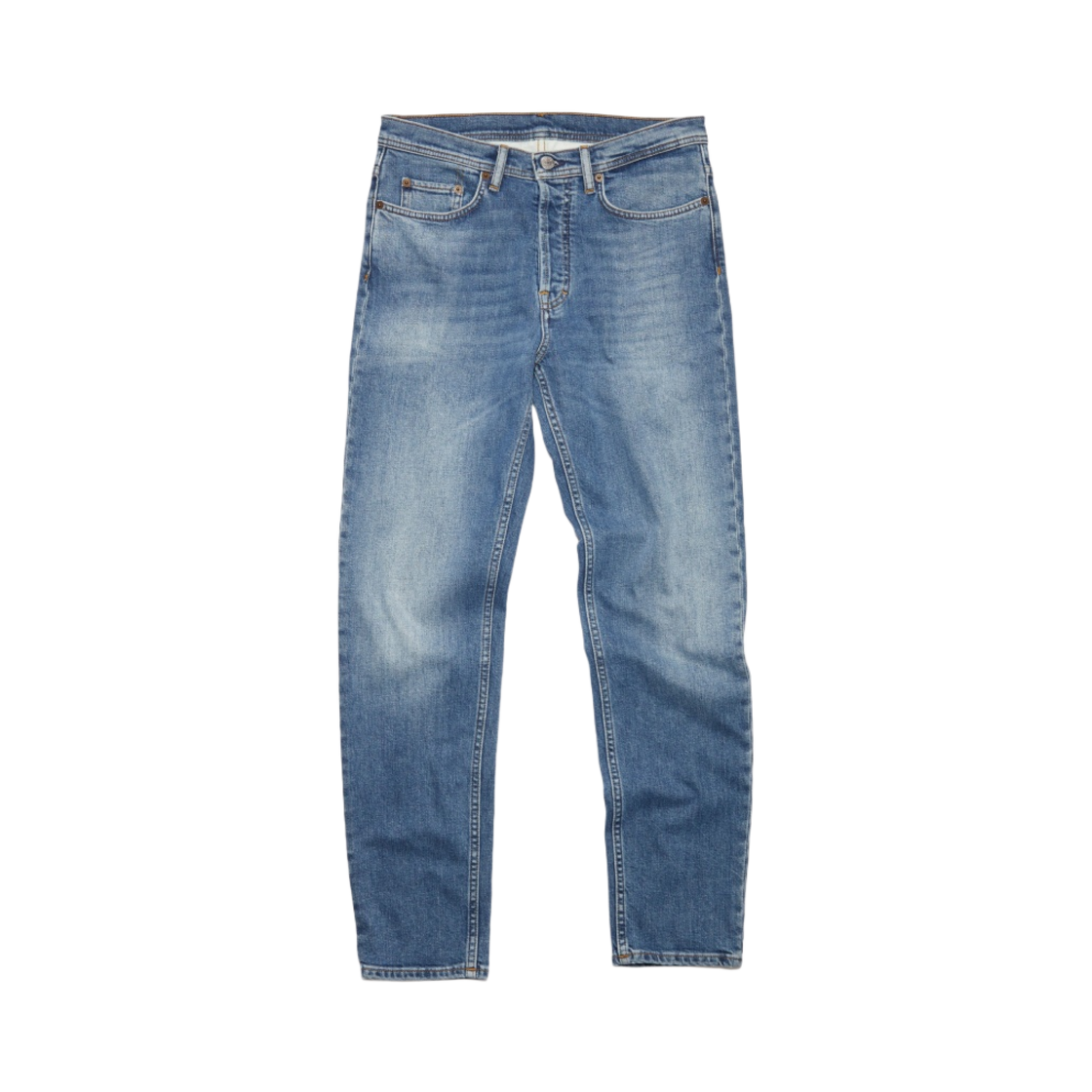 B00174-863 Acne Studios Slim Fit River Jeans Mid Blue