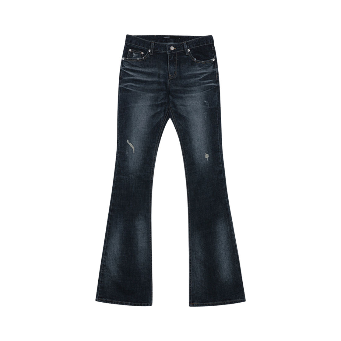 (W) 보헤미안 서울 딥 블루 워싱 부츠컷 데님 팬츠 딥 블루((W) Bohemian Seoul Deep Blue Washing Boots Cut Denim Pants Deep Blue)