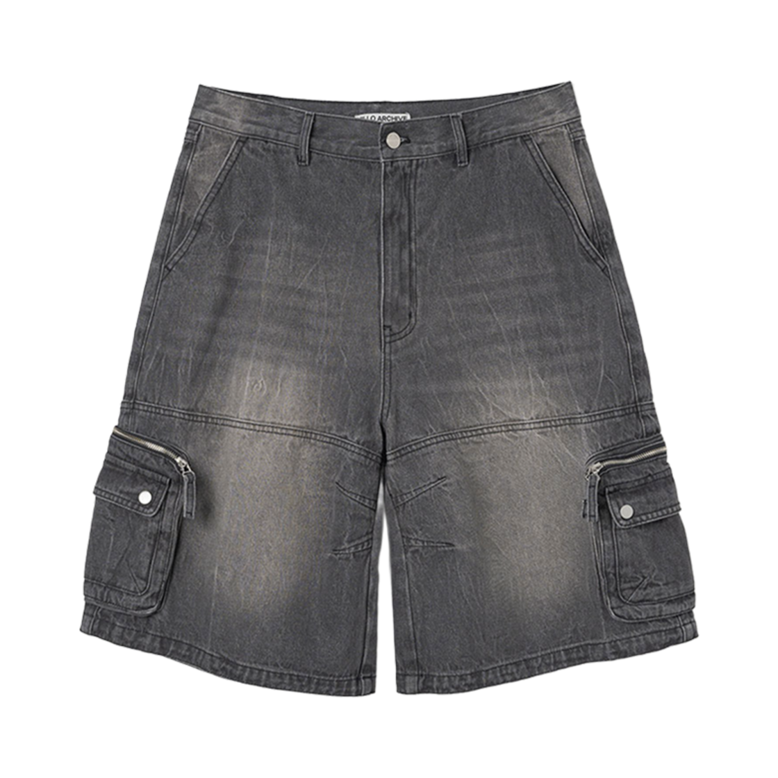 밀로 아카이브 하드택 스냅 버뮤다 팬츠 워시드 블랙