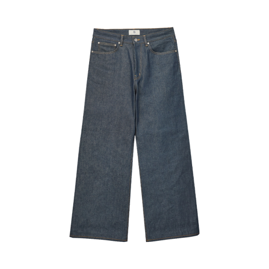 25SSDE03ID Woodman British Wide Raw Denim Indigo