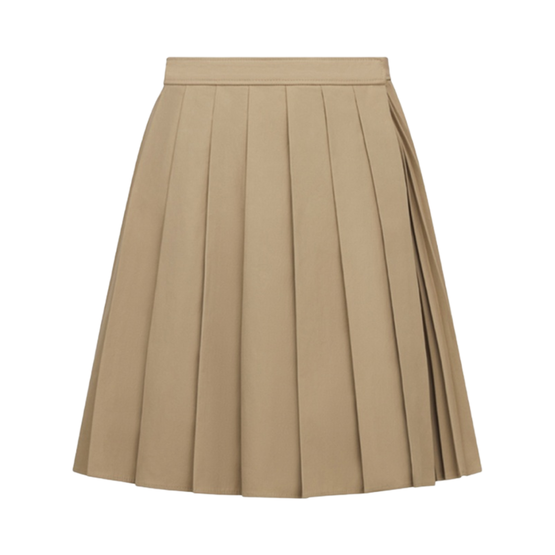 351J33A3332-X1700 (W) Dior Pleated Short Skirt Beige Gabardine