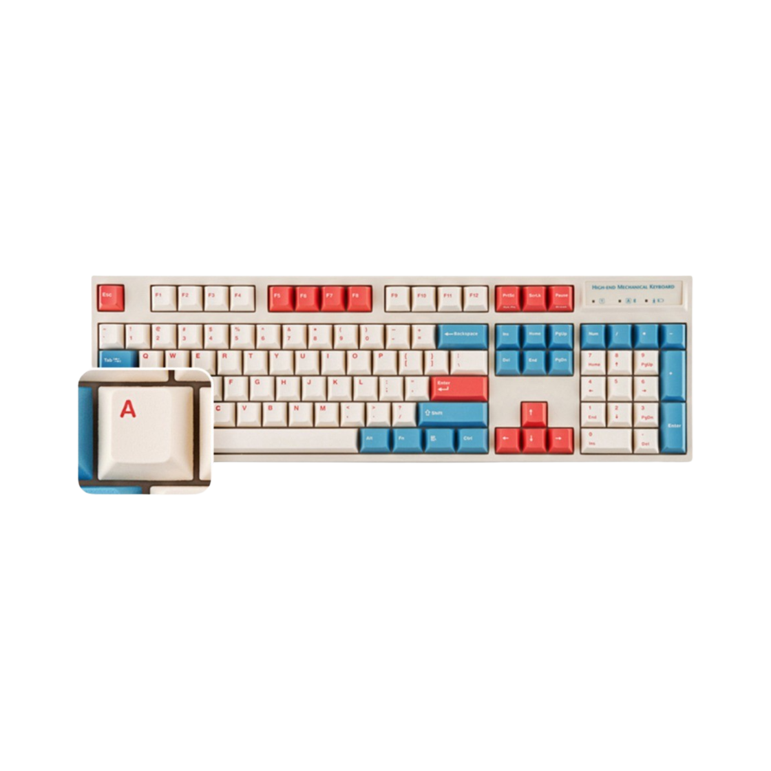 레오폴드 FC900RBT MX2A 유무선 기계식 키보드 코랄 블루 영문 자판 (국내 정식 발매 제품)(Leopold FC900RBT MX2A Wired/Wirelss Mechanical Keyboard Coral Blue English Layout (Korean Ver.)) - 1