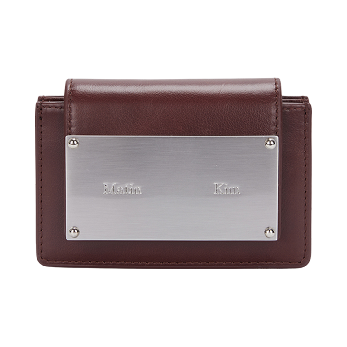 마뗑킴 빈티지 아코디언 지갑 브라운(Matin Kim Vintage Accordion Wallet Brown)