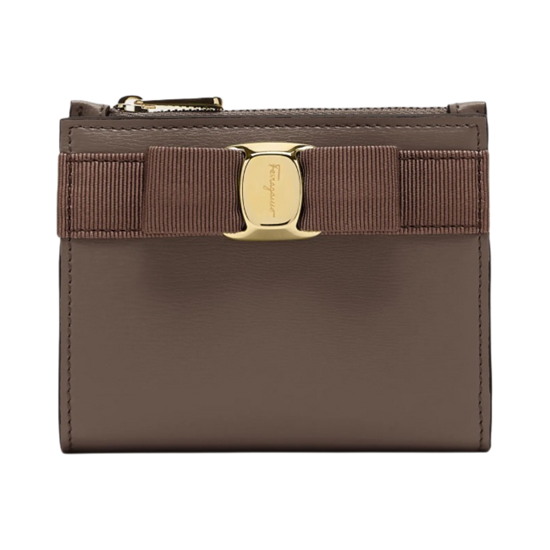페라가모 바라 보우 컴팩트 지갑 캐러웨이 시드(Ferragamo Vara Bow Compact Wallet Caraway Seed) - 1