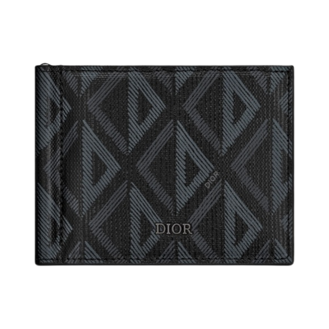 디올 지갑 빌 클립 블랙 CD 다이아몬드 캔버스(Dior Wallet Bill Clip Black CD Diamond Canvas) - 1