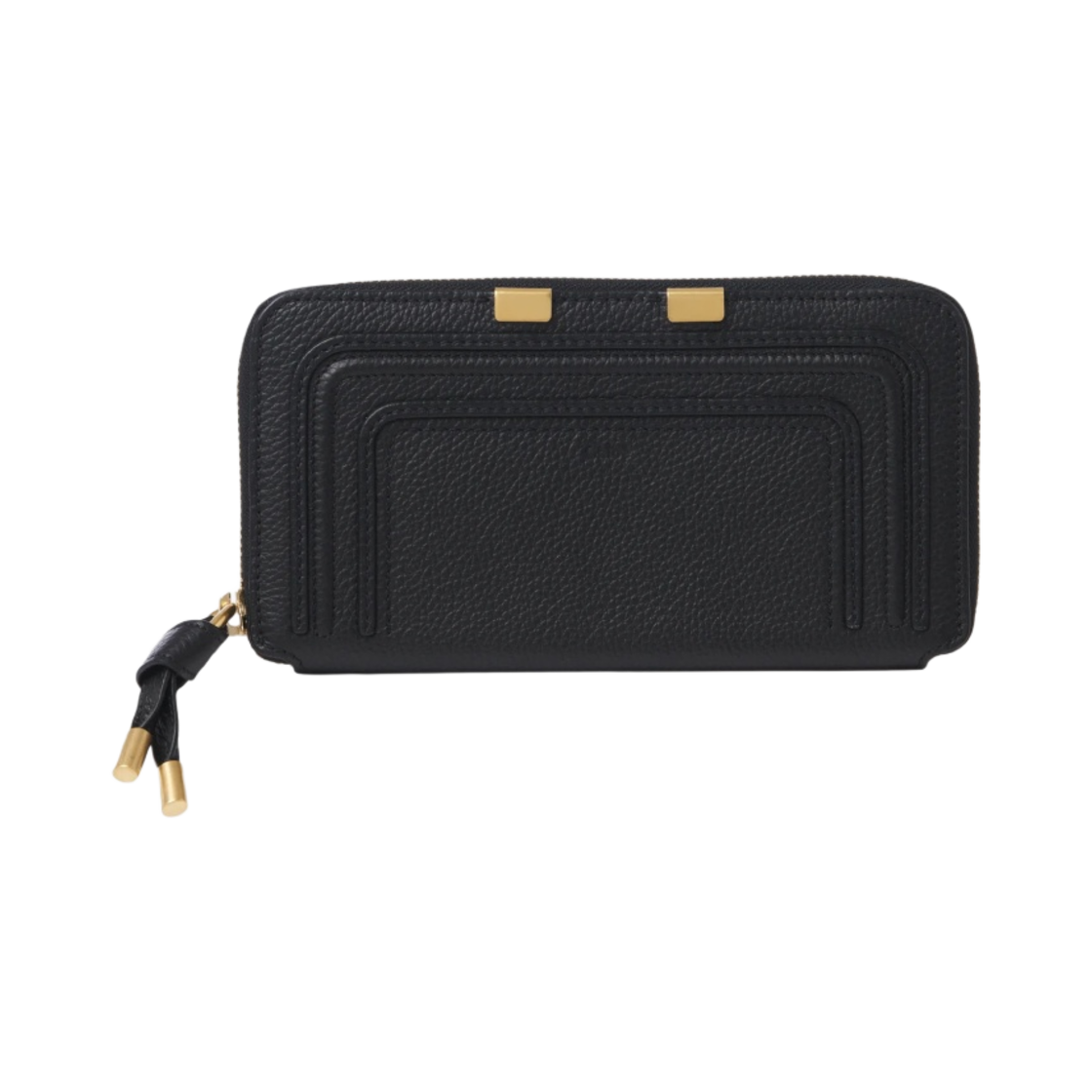 끌로에 마르씨 롱 지퍼 지갑 블랙(Chloe Marcie Long Zipped Wallet Black) - 1
