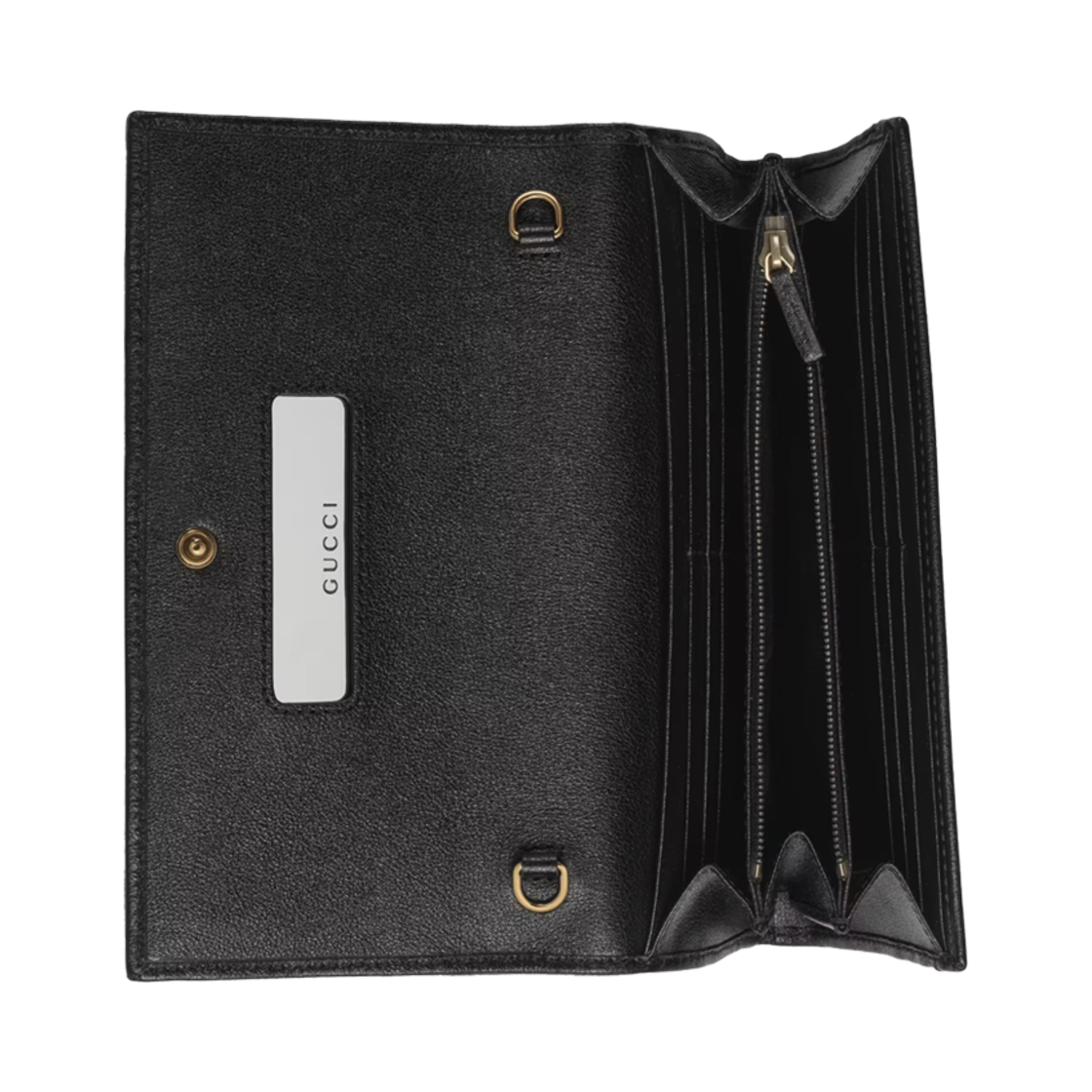 구찌 다이애나 뱀부 체인 월렛 블랙(Gucci Diana Bamboo Chain Wallet Black) - 4