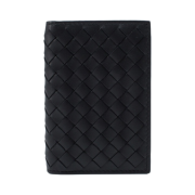 Bottega Veneta Flap Card Case Black