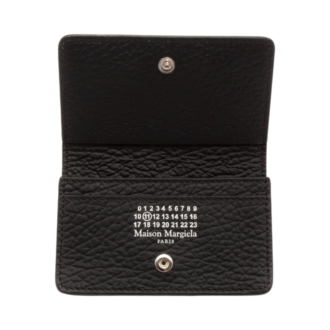 메종 마르지엘라 스티치 스냅 카드 지갑 블랙(Maison Margiela Stitch Snap Card Wallet Black) - 2