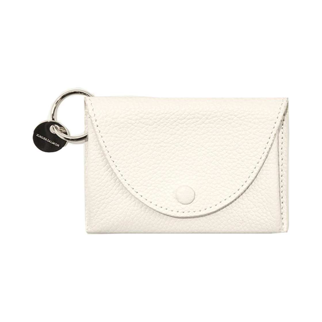 24FW008ACC Kindersalmon Women Sofie Card Case White Hud