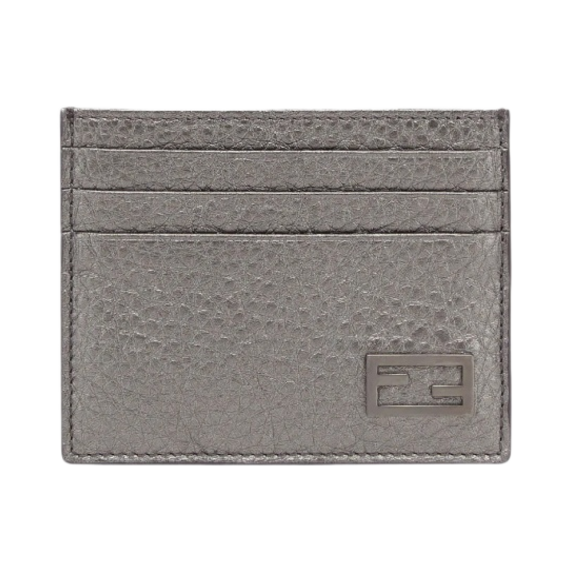 펜디 레더 카드 홀더 그레이(Fendi Leather Card Holder Grey) - 1
