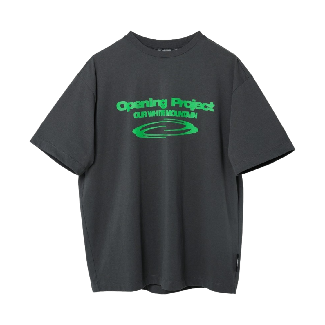 오프닝프로젝트 아이덴티티 티셔츠 차콜