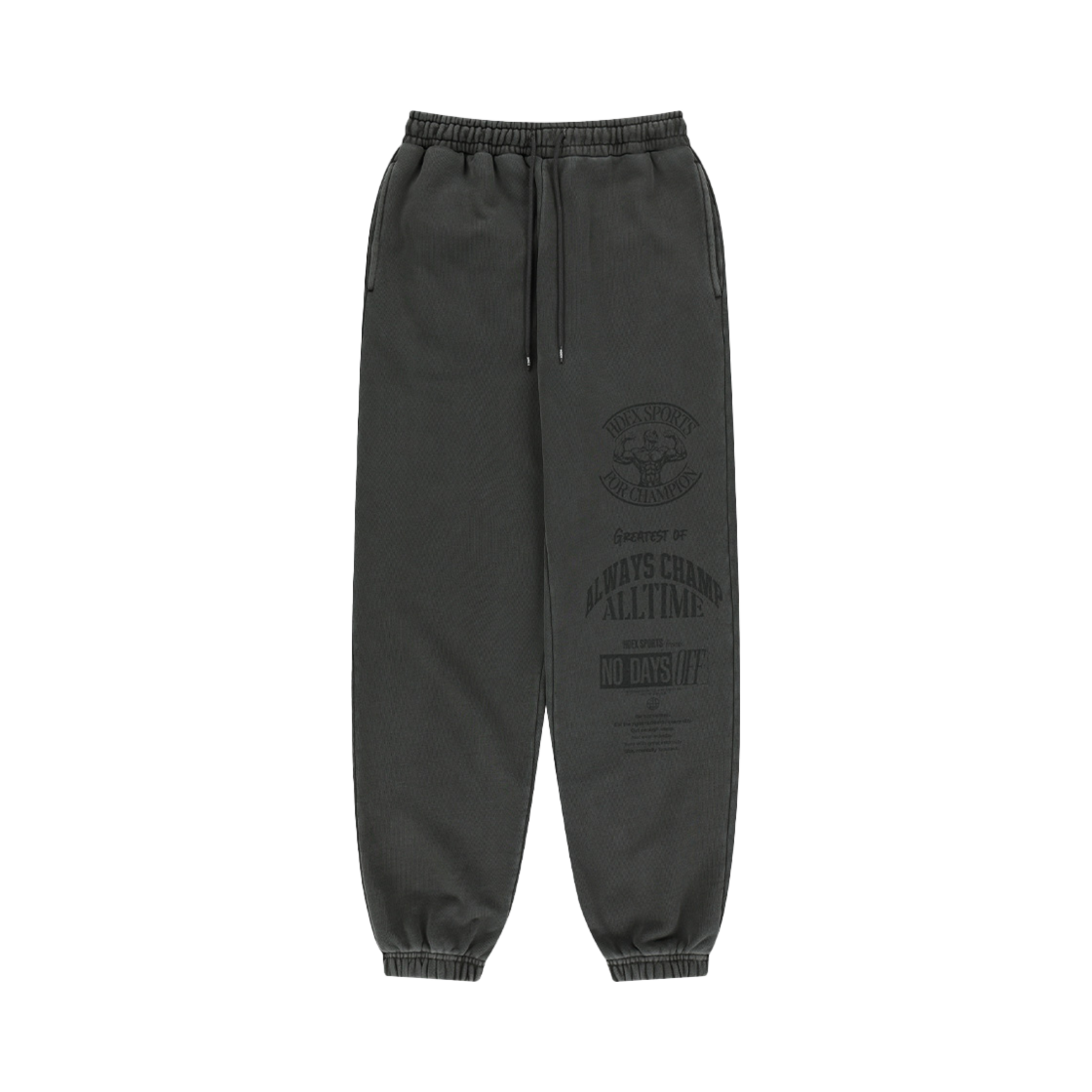 에이치덱스 그로우 피그먼트 조거 스웨트 팬츠 피그먼트 차콜