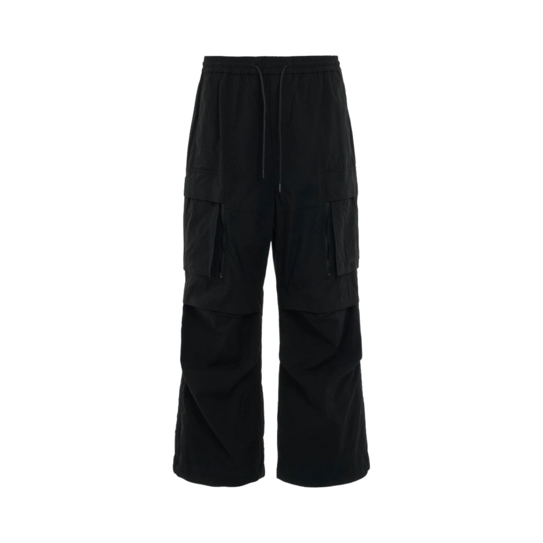 준지 퍼커링 나일론 팬츠 블랙 - 23FW(Juun.J Puckering Nylon Pants Black - 23FW)