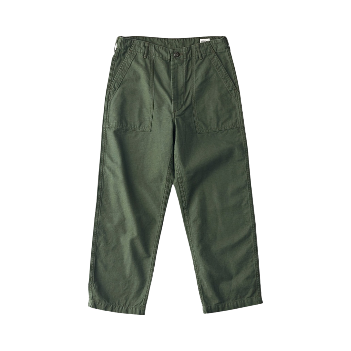 (W) 오어슬로우 5002Z US 아미 퍼티그 숏 렝스 팬츠 그린((W) Orslow 5002Z US Army Fatigue Short Length Pants Green)