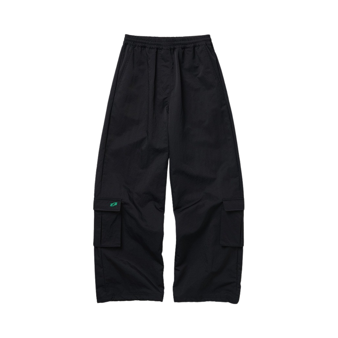 021_TIP THE IDENTITY PROJECT Women Needlepoint Cargo Pants Black