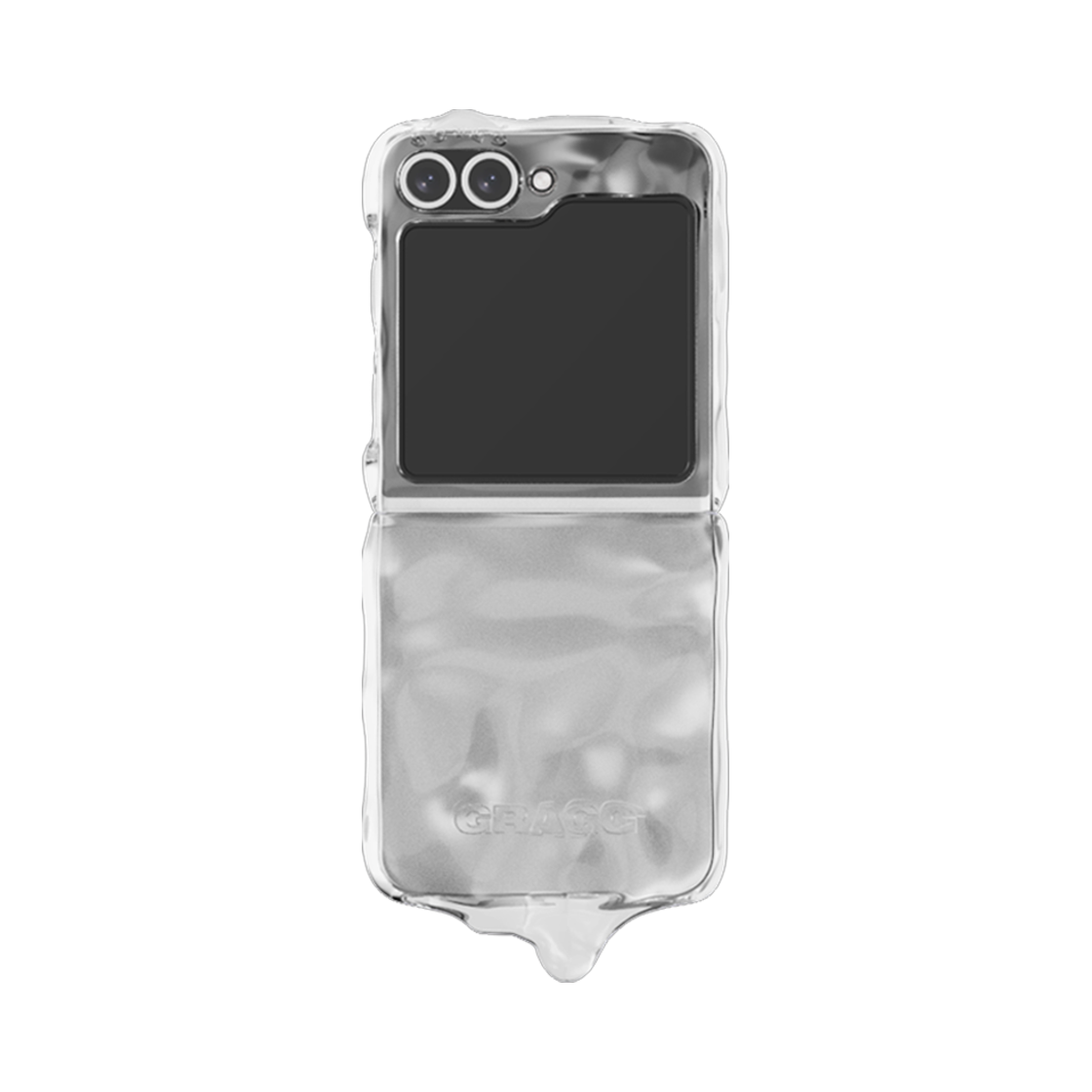 그래그 더블 레이어스 케이스 - 클리어 (갤럭시 Z FLIP)