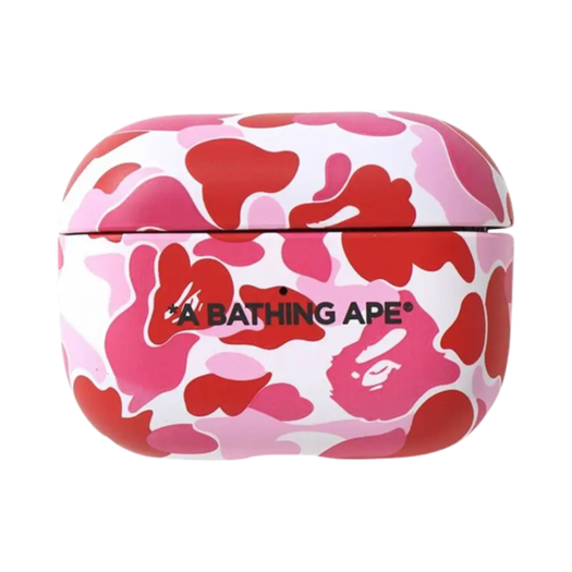 - BAPE ABC Camo AirPods Case Pink