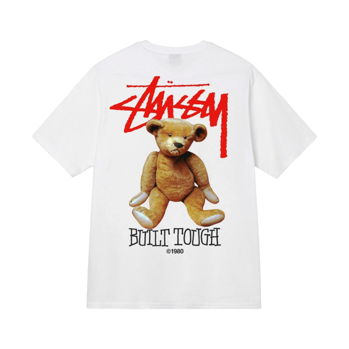 스투시 빌트 터프 티셔츠 화이트(Stussy Built Tough T-Shirt White)