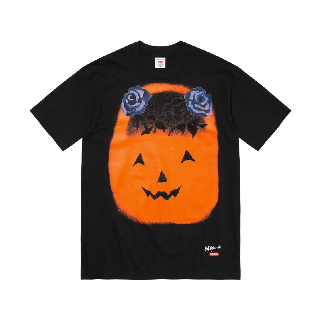 슈프림 x 요지 야마모토 펌킨 티셔츠 블랙 - 22FW(Supreme x Yohji Yamamoto Pumpkin T-Shirt Black - 22FW) - 1