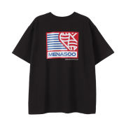 Menasoo Small Hearttrack Overfit Tee Black Edition