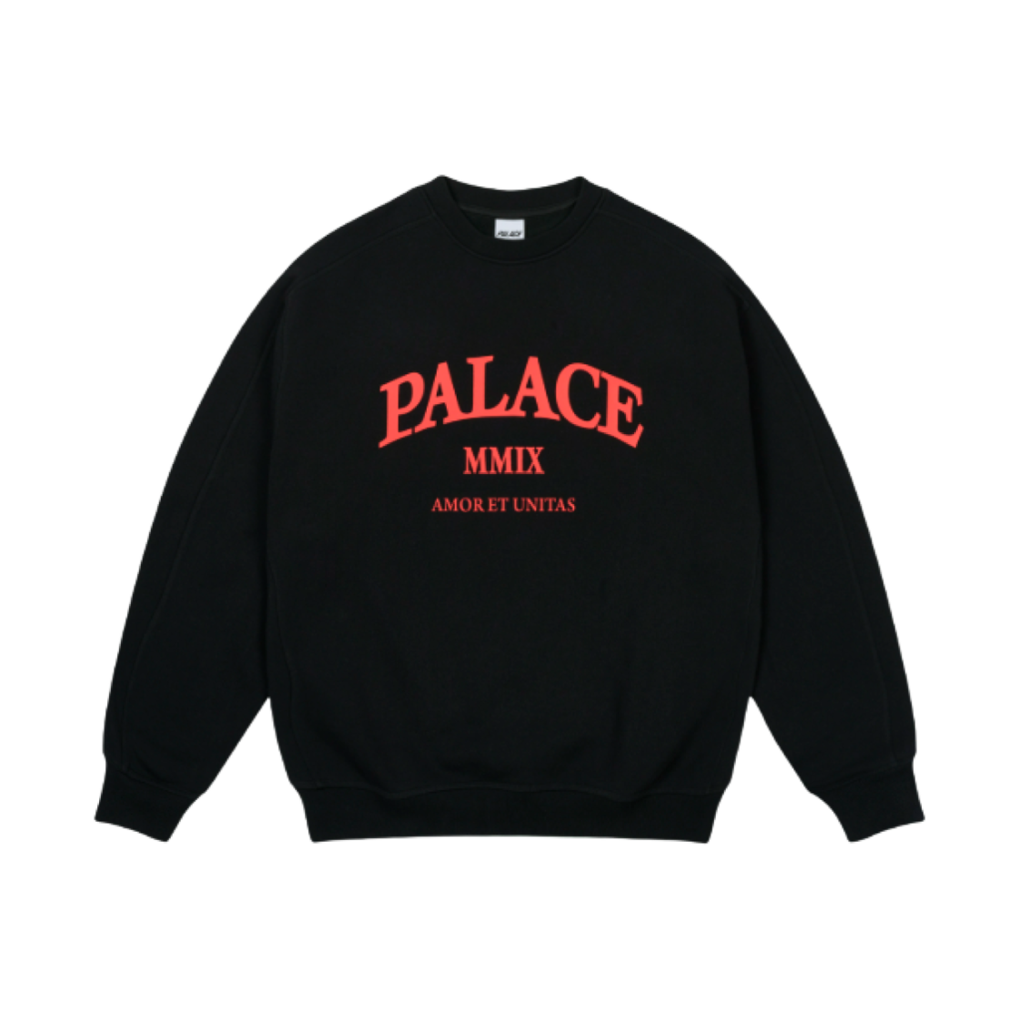 - Palace Unitas Oversized Crew Black - 25SS