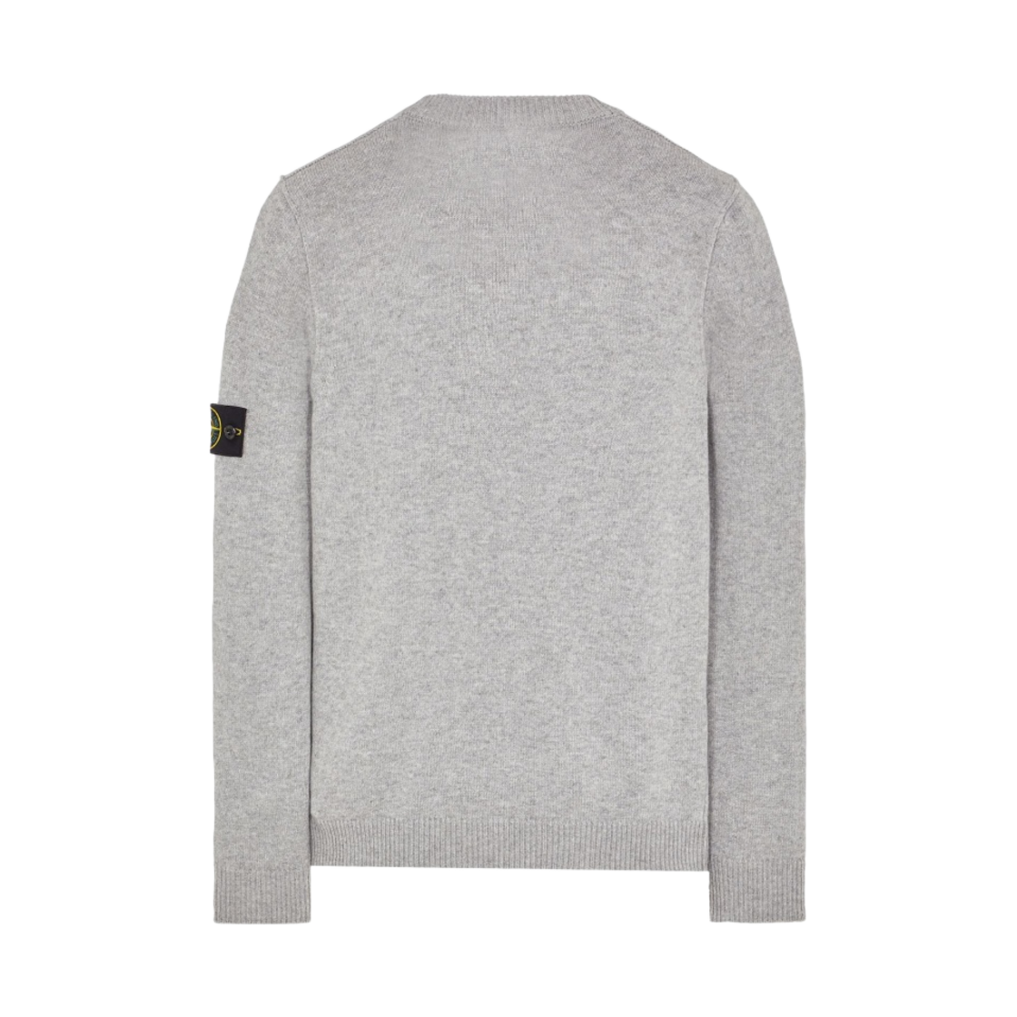스톤 아일랜드 508A3 램스울 크루넥 니트 파우더 멜란지 - 23FW(Stone Island 508A3 Lambswool Crewneck Knit Powder Melange - 23FW) - 2