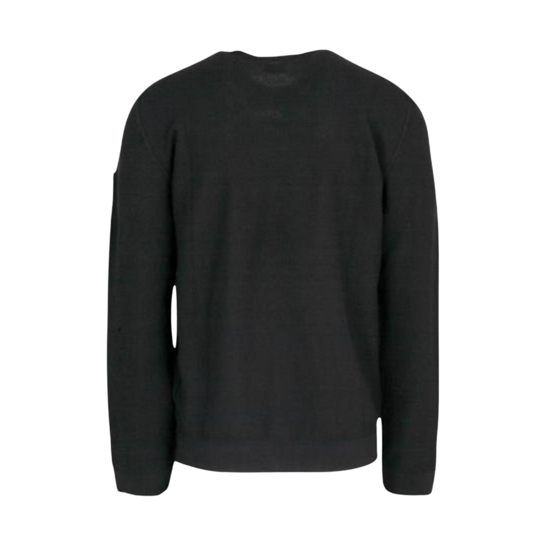 C.P. 컴퍼니 포켓 코튼 니트 크루넥 스웨터 블랙 - 22SS(C.P. Company Pocket Cotton Knit Crewneck Sweater Black - 22SS) - 2