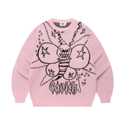 CAVISH Honey Bee Knit Sweater Pink