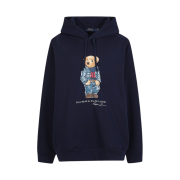 [30% 적립] Polo Ralph Lauren Polo Bear Fleece Hoodie Navy - 24FW