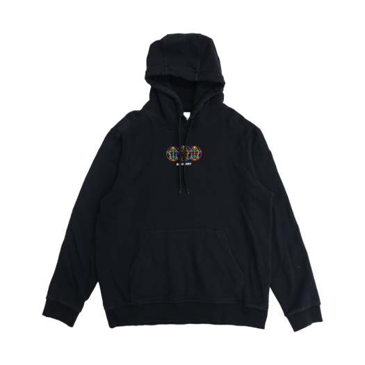 ★韓国の人気【BURBERRY】★EKD コットンフーディー ブラック★ EKD コットンTシャツ (ブラック) - メンズ, コットン | Burberry