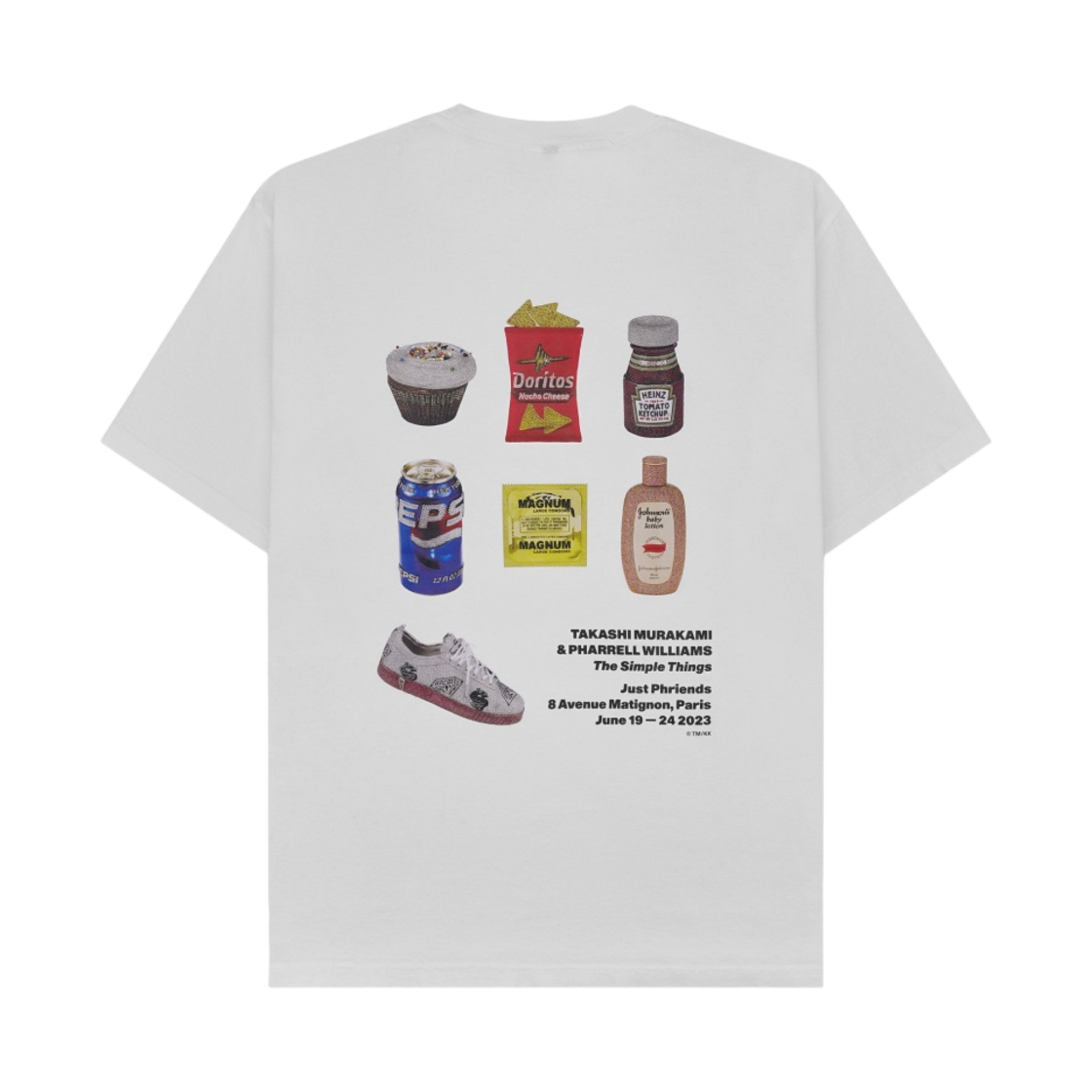 주피터 x 무라카미 타카시 티셔츠 화이트(Joopiter x Murakami Takashi T-Shirt White)