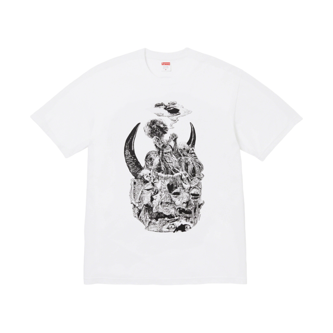 슈프림 뮤턴츠 티셔츠 화이트 - 23FW