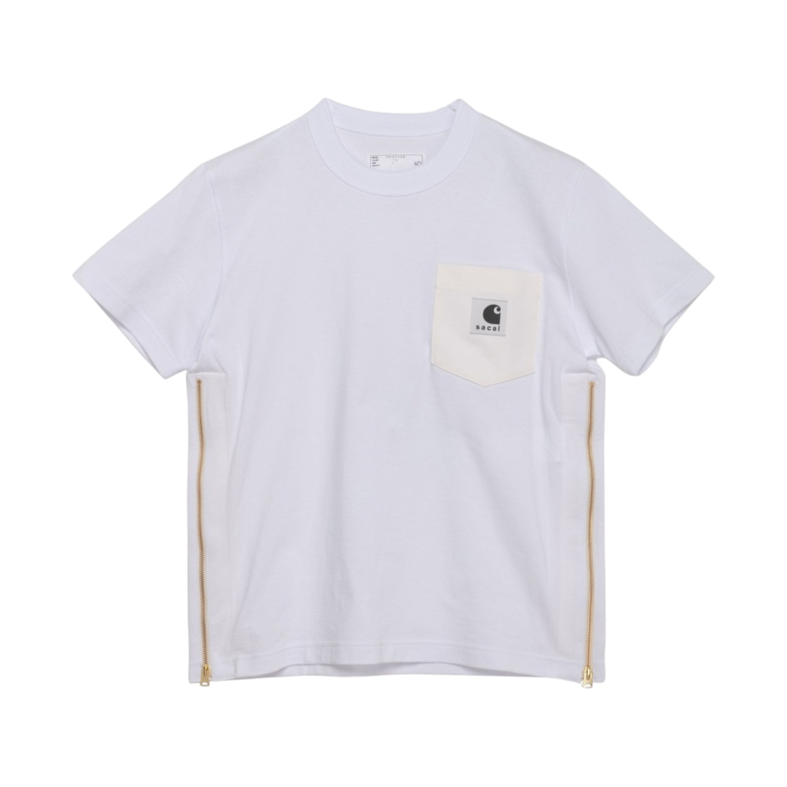 사카이 x 칼하트 WIP 티셔츠 화이트(Sacai x Carhartt WIP T-Shirt White)