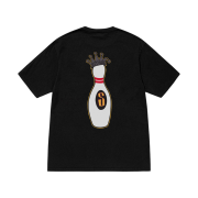 Stussy Kingpin Pigment Dyed T-Shirt Black