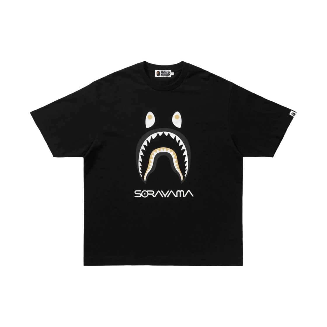베이프 x 하지메 소라야마 샤크 티셔츠 블랙