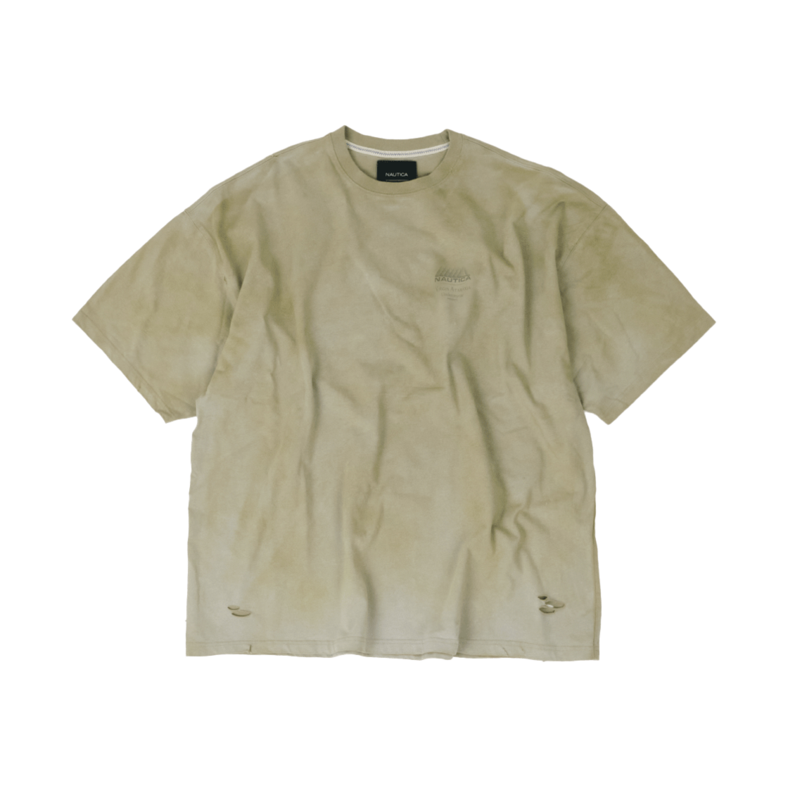 노티카 X 언더마이카 세일링 스탬프 티셔츠(NAUTICA x Undermycar - NTC X UMC SAILING STAMP TEE - BEIGE)