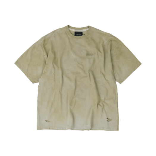NTS4425BEZ NAUTICA x Undermycar - NTC X UMC SAILING STAMP TEE - BEIGE