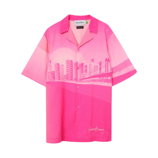 HSQB343RD House of Sunny Women The Rose Tint Shirt Pink
