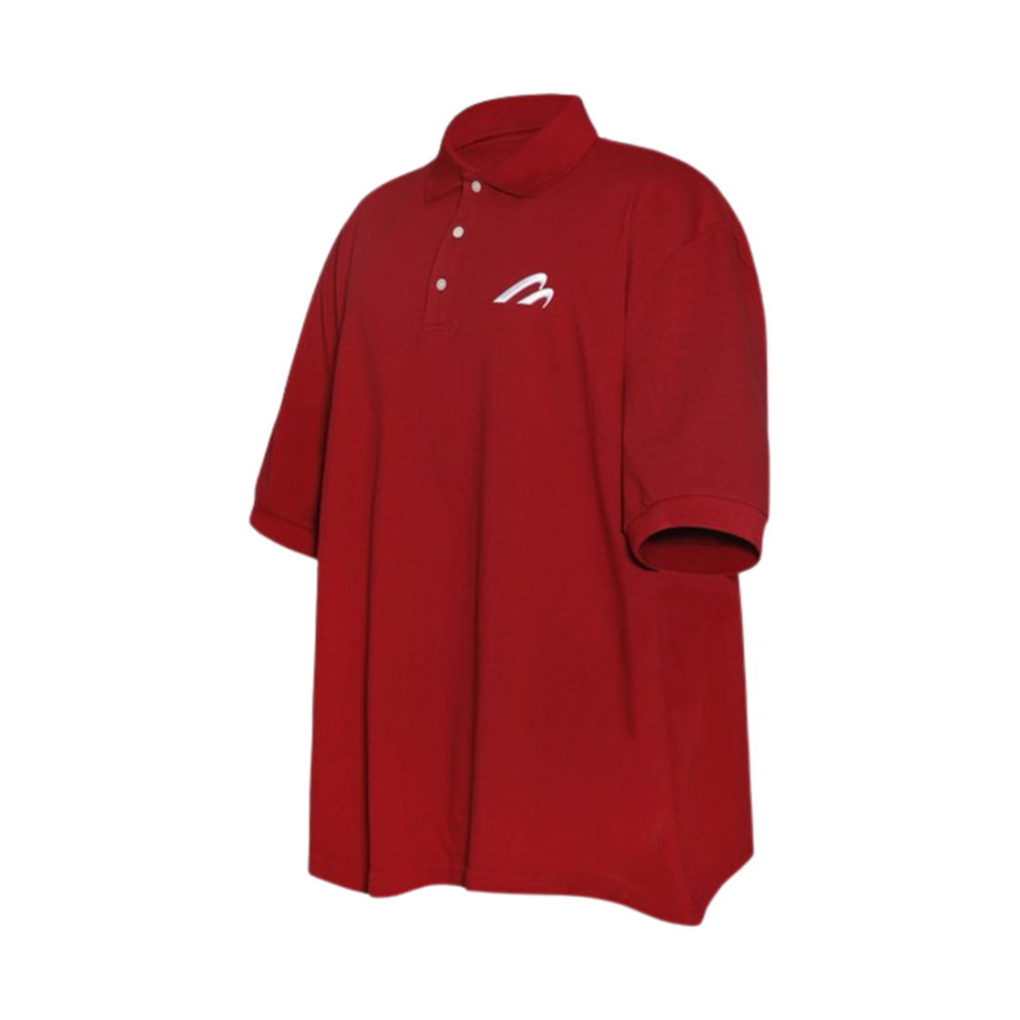 - MJD Oversized Polo Burgundy