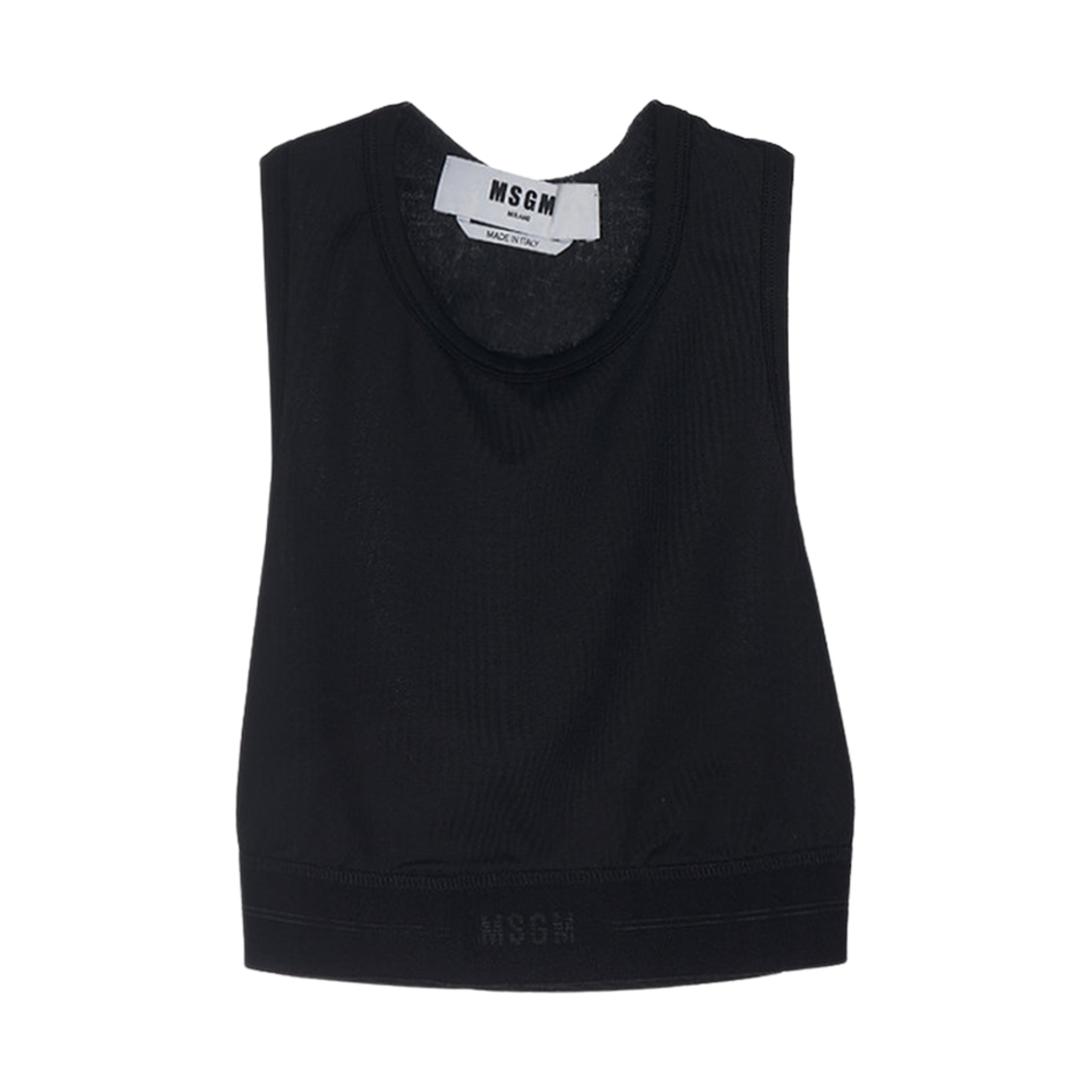 3441MDT69-237279-99 (W) MSGM Shearling Top Black