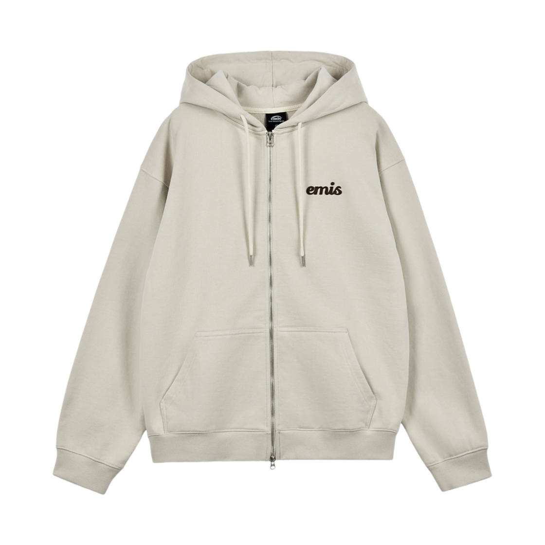 이미스 아플리케 후드 집업 베이지(Emis Applique Hood Zip Up Beige)