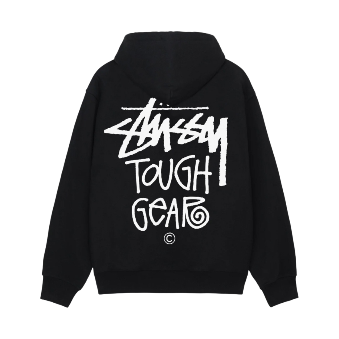 스투시 터프 기어 후드 블랙(Stussy Tough Gear Hoodie Black)