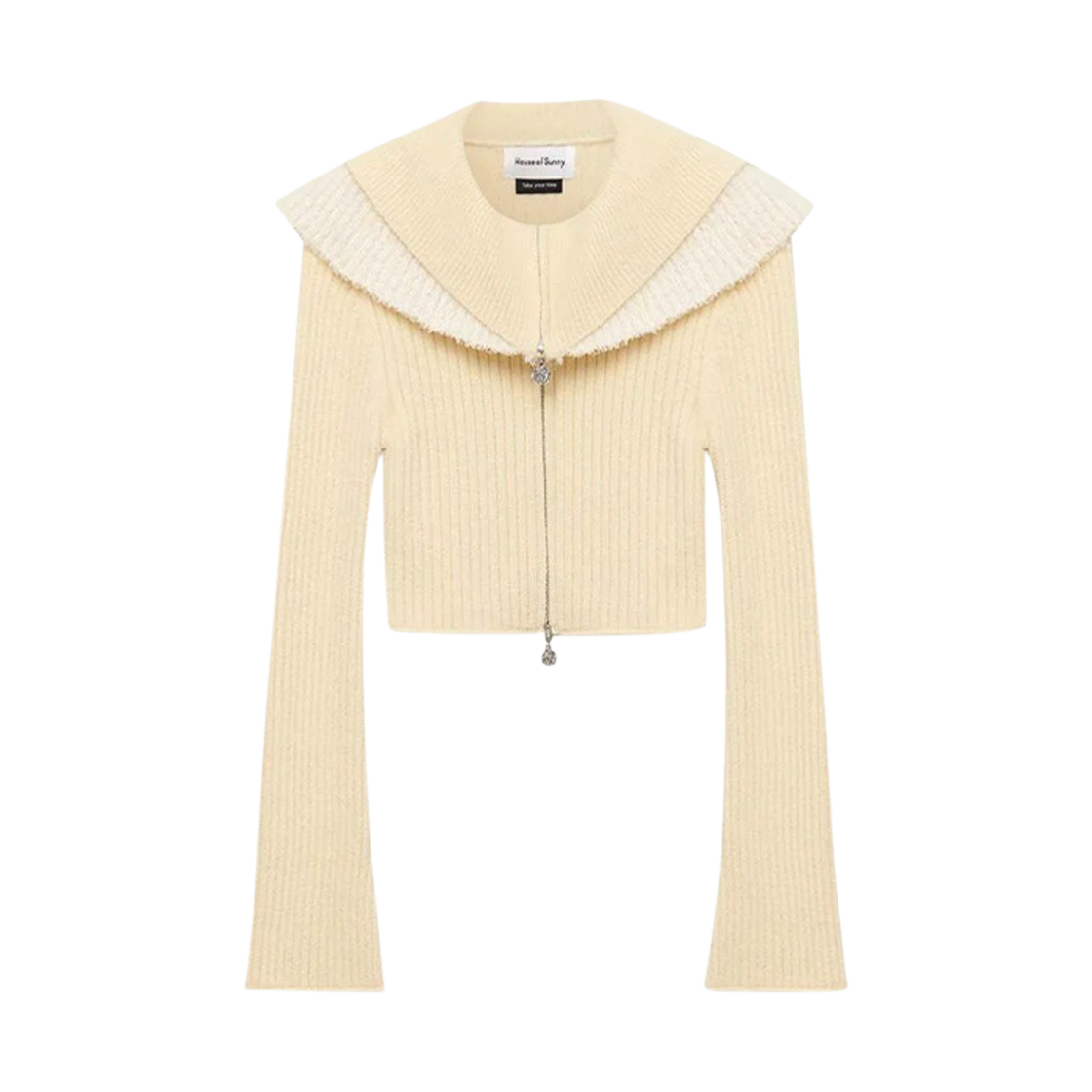 하우스 오브 써니 우먼 더블 카라 페기 가디건 버터(House of Sunny Women Double Collar Peggy Cardigan Butter)