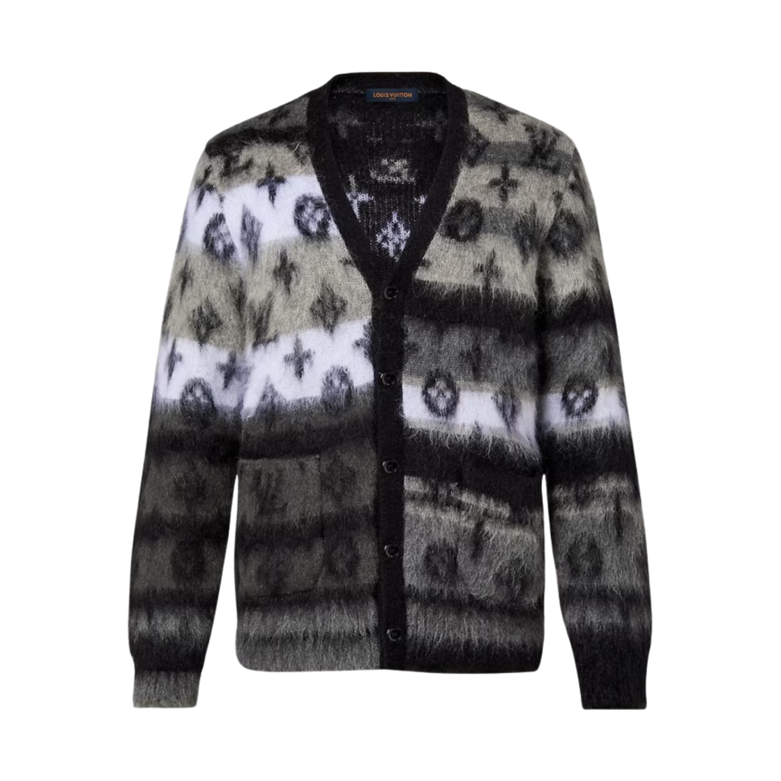루이비통 모노그램 모헤어 가디건 멀티컬러