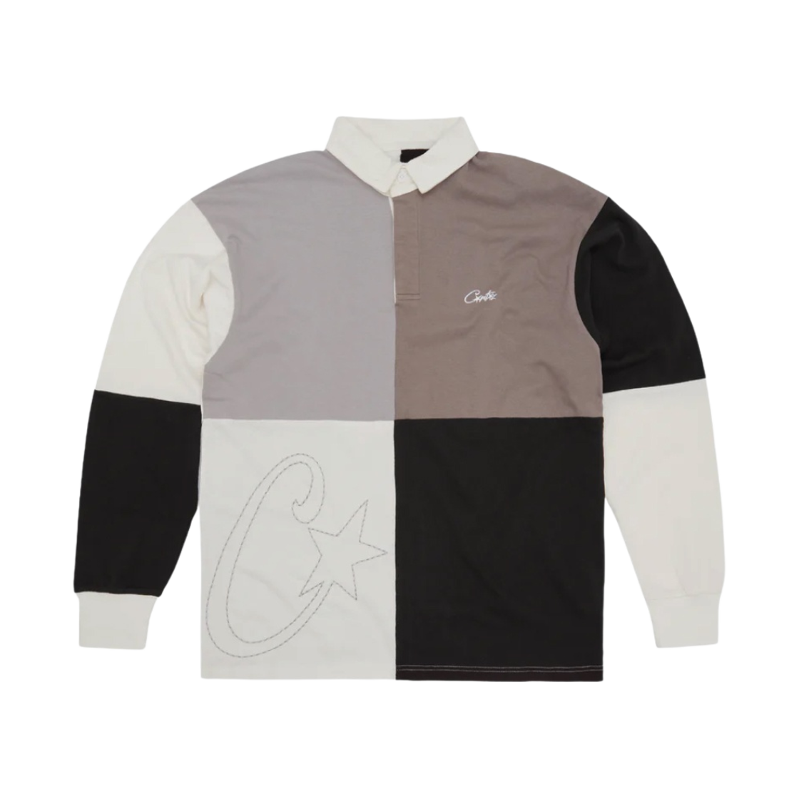 코르테이즈 럭비 셔츠 그레이스케일(Corteiz Rugby Shirt Greyscale) - 1